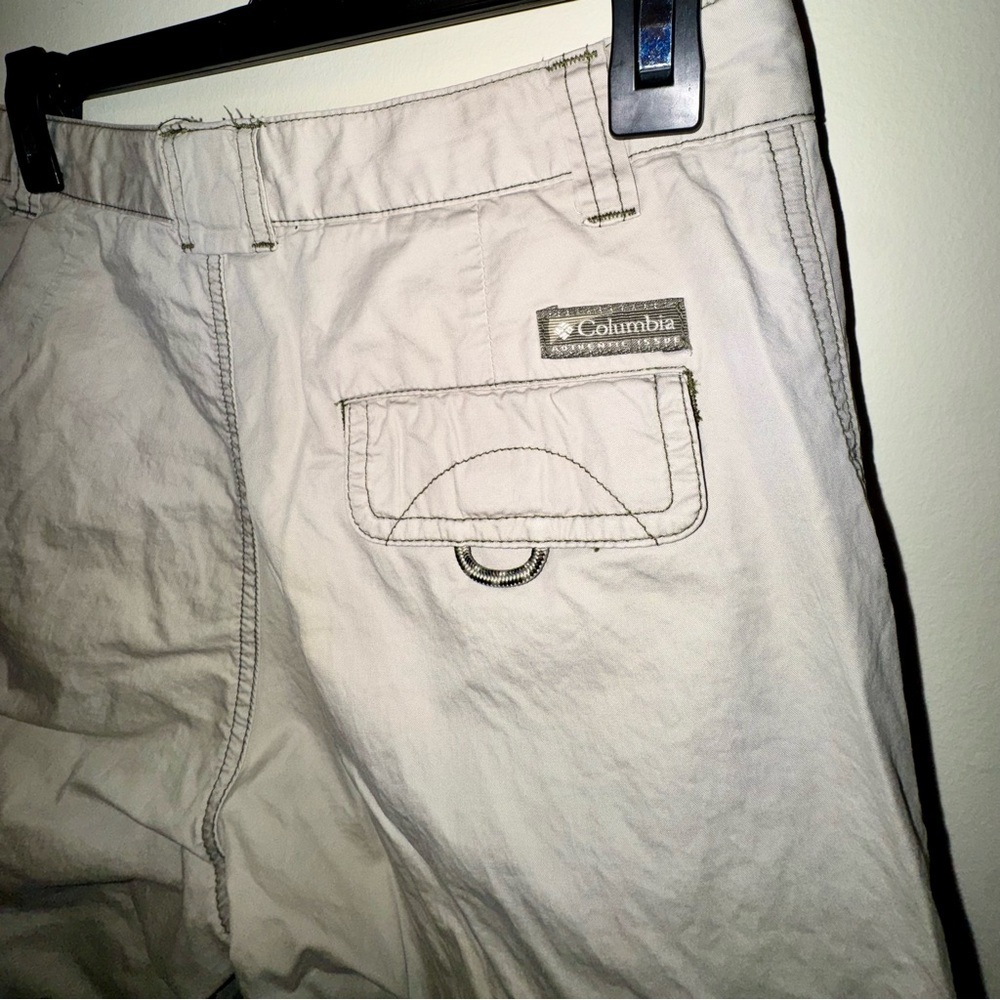 Vintage Columbia Women's Cargo Hiking Capris Gorpcore - Picture 7 of 8